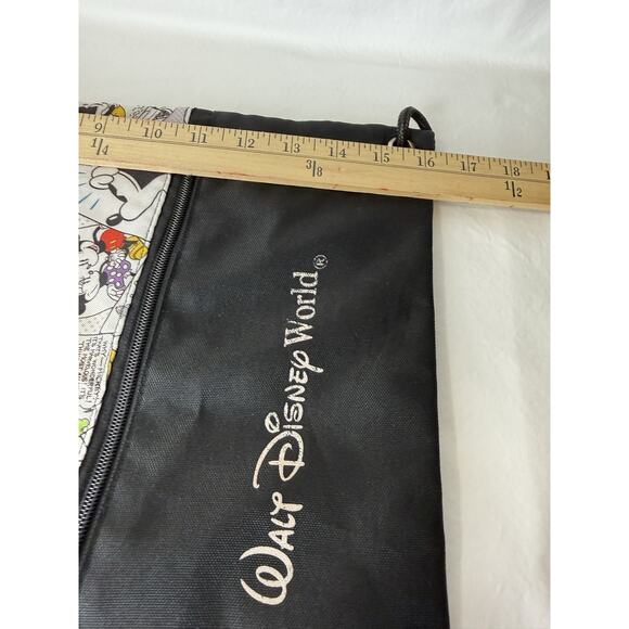 Walt Disney World Parks Comic Strip Mickey Mouse Drawstring Cinch Bag Backpack - Picture 13 of 15